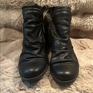 Miz Mooz Black Ankle Boots with Classic Design